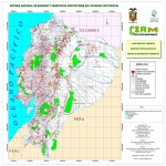 Mapa de Bosques y vegetación protectores del Ecuador 2004