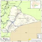 Mapa de Relieve Sombreado de la Región en Disputa de Cachemira