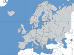 Mapa político mudo de Europa