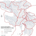 Mapa de Cuencas hidrográficas del Distrito Metropolitano de Quito