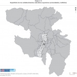 Mapa de Establecimientos educativos superiores (universidades, institutos) en el Distrito Metropolitano de Quito 2001