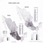 Mapa de Población de Mexico 1910