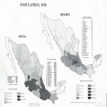 Mapa de Población de Mexico 1930