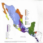 Mapa de Lenguas Aborígenes en México 1975
