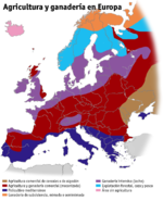 Agricultura y ganadería en Europa 2005