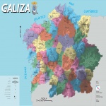 Mapa de Comarcas de Galicia