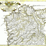 Mapa de Reyno de Galicia 1696