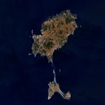 Mapa satelital de Isla Ibiza