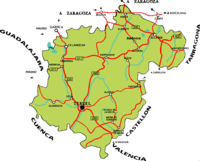 Mapa político de Chimaltenango