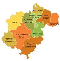 Mapa físico de Andorra