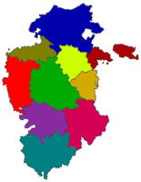 Comarcas de la provincia Burgos 2007