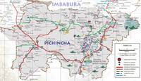 Mapa de carreteras de Pichincha