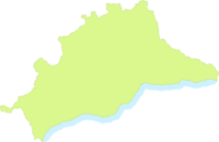 Mapa mudo de la Provincia de Málaga