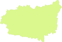 Mapa mudo de la Provincia de León
