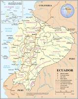 Mapa político del Ecuador