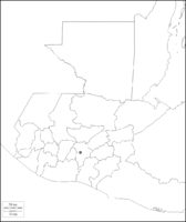 Mapa mudo de Guatemala