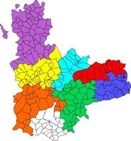 Algarve Region Map, Portugal