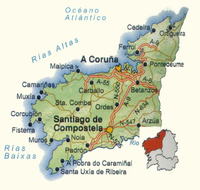 Mapa del Departamento del Guainía, Colombia