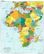 Mapa Politico de África 2003