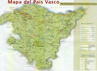 Mapa de carreteras del País Vasco