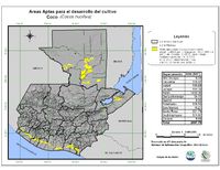 Áreas aptas para el cultivo del Coco en Guatemala