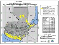 Áreas aptas para el cultivo del Mamey en Guatemala