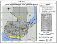 Áreas aptas para el cultivo de nance en Guatemala