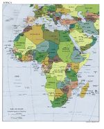 Mapa Politico de África 2001
