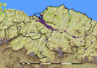 Mapa físico de Vizcaya 2008