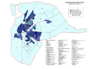 Densidad demográfica de Sevilla 2000