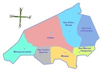 Plano del segundo sitio de Zaragoza