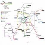 Mapa del futuro Metro de Sevilla