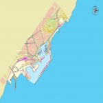 Mapa del puerto de Alicante