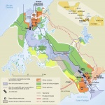 Mapa de los Minerales en el Agua, Estados Unidos