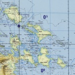 Mapa Topográfico de Tinian, Islas Marianas del Norte