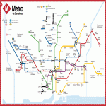 Plano del Metro de Barcelona
