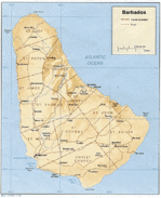 Mapa Departamento de Ocotepeque, Honduras