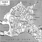 Mapa de Cádiz 1922