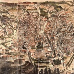 Plano de las inmediaciones de San Sebastián 1860