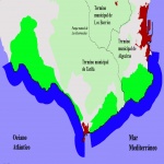 Mapa de Relieve Sombreado de Delaware y Maryland, Estados Unidos