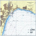 Carta náutica de los puertos de Málaga y El Candado