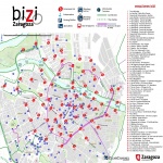 Red de vías ciclistas de Zaragoza