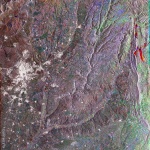 Imagen satelital de la región de Madrid 2003