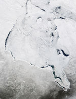 Satellite Image, Photo of Hudson Bay, Canada