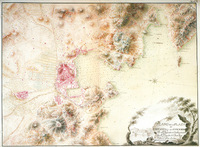 Plano de la Plaza de Cartagena y sus contornos 1799