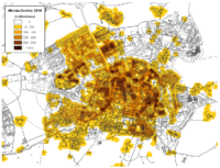 Evolución de la densidad de población en Vitoria, 2006 a 2010