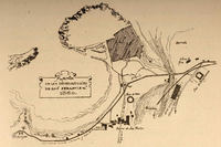 Plano de las inmediaciones de San Sebastián 1860