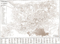 Mapa de Tirana
