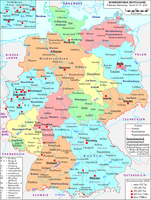 Mapa político de Alemania 2010