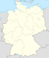 Mapa mudo de Alemania